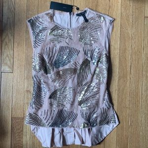 NWT sequin blouse